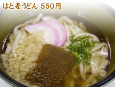 はとむぎ館メニュー/はと麦うどん