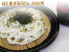 はとむぎ館メニュー/はと麦ざるうどん