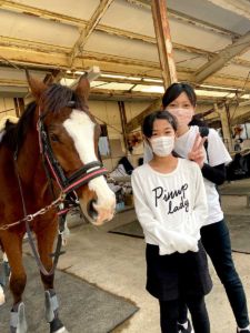 体験乗馬(2021年11月3日)